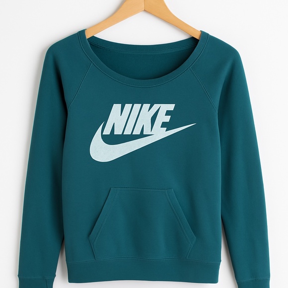 Nike Women’s Teal Crewneck Sweatshirt – Size XS - Picture 3 of 3